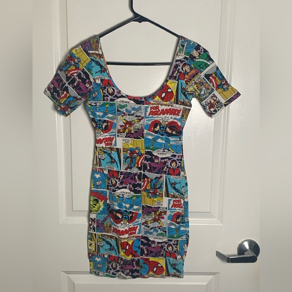 dELiA*s Comic Print Mini Dress - Multicolor